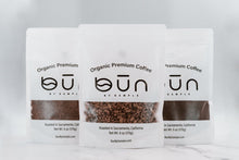 Load image into Gallery viewer, Organic Premium Brazilian Roasted Coffee is available as whole beans or grounded.
